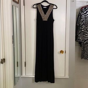 Calvin Klein Black Maxi Dress. Size L